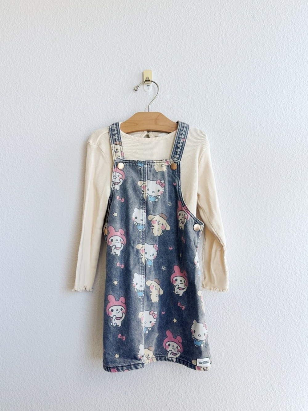 Two-Piece Sanrio Overall Dress